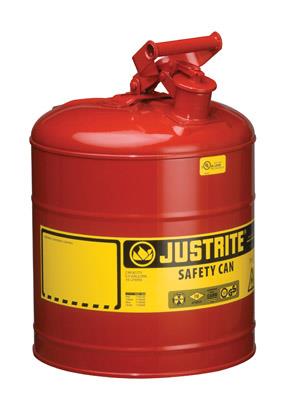 JUSTRITE 5 GAL TYPE I SAFETY CAN RED - Kamps Pallets